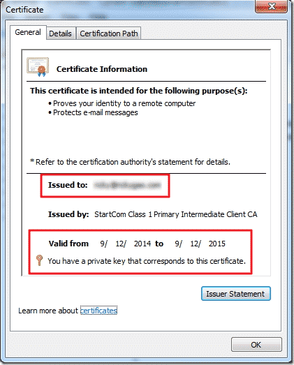 gmail opera mail client server certificate expired